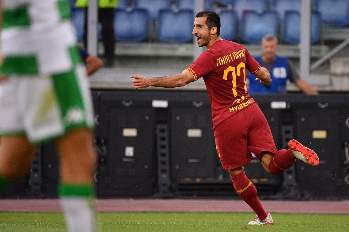 Mkhitaryan's debut goal at Roma