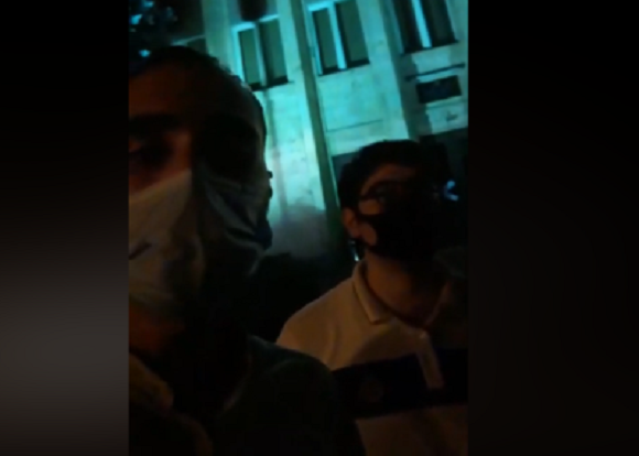 Գիշերն ակցիա է տեղի ունեցել Սահմանադրական դատարանի մոտ 