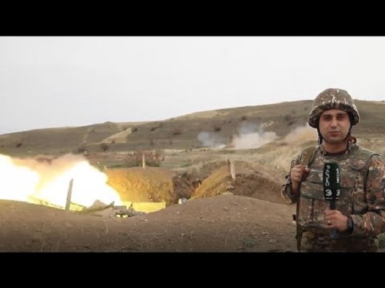 «Տեսա, կրակեցի». հերթական նկարահանումները արցախյան ռազմաճակատից