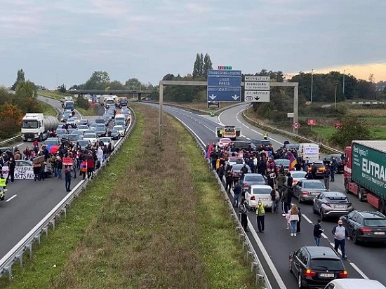  Մեր հայրենակիցները փակել էին Ֆրանսիա-Բելգիա, Ֆրանսիա-Շվեյցարիա երկկողմանի  ճանապարհները