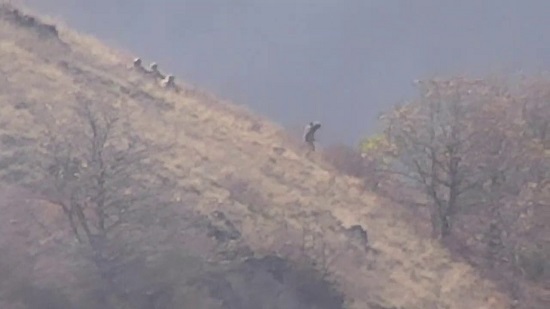 Հակառակորդը փախուստի է դիմում Բերձորի լեռներից