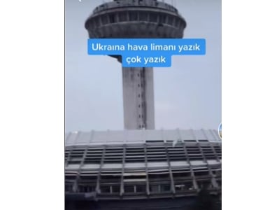 Թուրք օգտատերերը տարածում են «Զվարթնոց» օդանավակայանի տեսանյութը որպես Ուկրաինայում ռմբակոծված