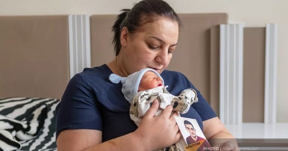 Ծնվել է 44-օրյա պատերազմում զոհված Վահե Կարապետյանի եղբայրը