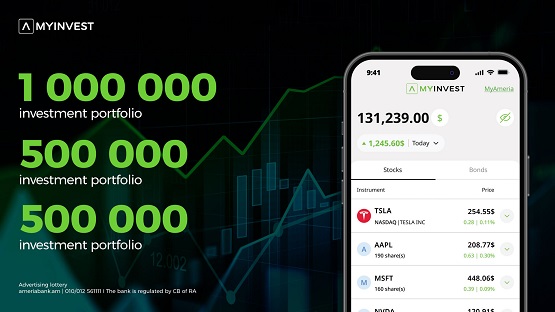 Ameriabank’s New Offer: Draw of Investment Portfolios for AMD 2M