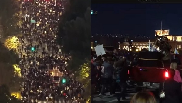 Երթը գլխավորում են Սամվել Կարապետյանի կինն ու զավակները