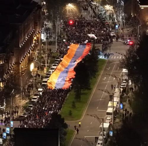 Փոփոխության երթը․ «Ուժեղ Հայաստան»-ը տեսանյութ է հրապարակել երեկվա երթից