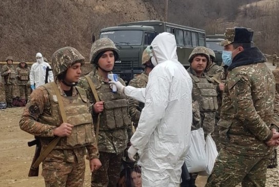 3 զինծառայողների մոտ ախտորոշվել է կորոնավիրուս, ևս 32 զինծառայողից կատարվել է նմուշառում. Տոնոյան