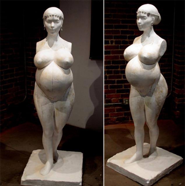 Լոս Անջելեում ներկայացրել են մերկ և հղի Քարդաշյանի քանդակը 