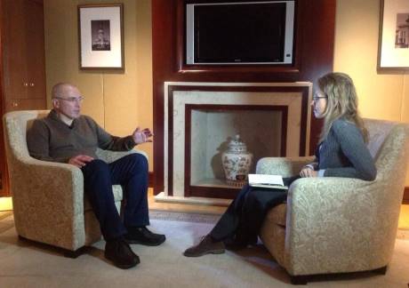 Михаил Ходорковский дал первое телеинтервью. Дождь