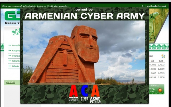 Հայկական Կիբեր Բանակի կողմից կոտրված ադրբեջանական կայքերի ցանկը