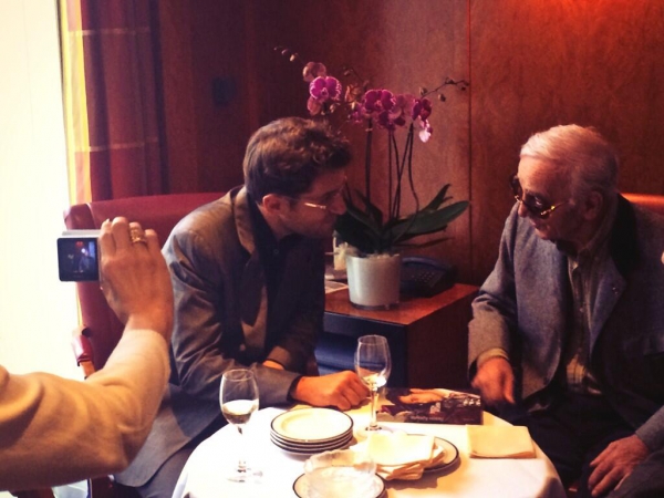 Супертурнир в Цюрихе посетил Шарль Азнавур