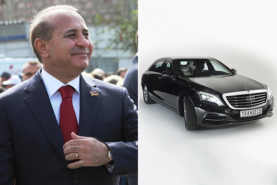 2014թ․ Mercedes մակնիշի զրահապատ ավտոմեքենա՝ Հովիկ Աբրահամյանի համար. 1in.am