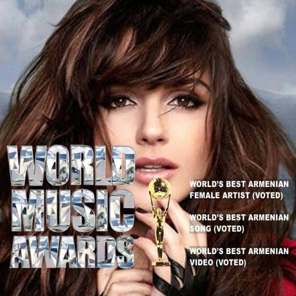 Սիրուշոն հաղթող է ճանաչվել հեղինակավոր World Music Awards-ի երեք անվանակարգերում