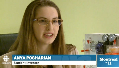 Anya Pogharian invents $500 dialysis machine with at-home potential
