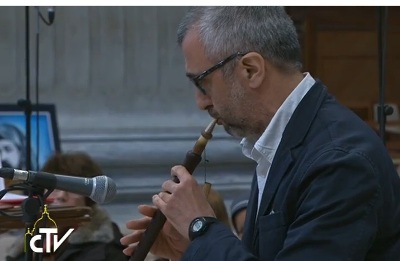 The Armenian duduk being heard for the first time ever in St. Peter's Basilica
