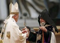 Pope calls Armenian massacre first genocide of 20th century