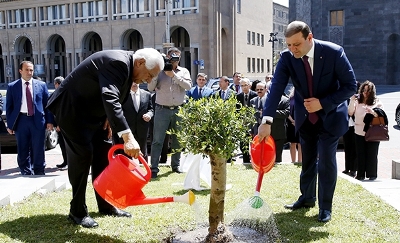 The mayors of Yerevan and Amman planted an olive tree in the capital