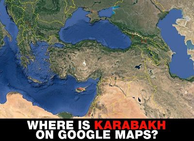 Որտե՞ղ է Ղարաբաղը Google-ի քարտեզներում