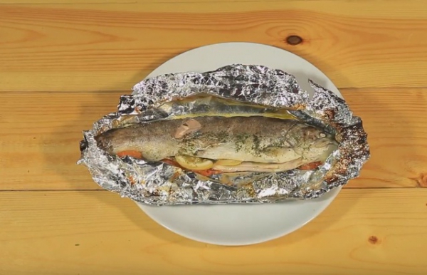 How cook Rainbow Trout in Foli 
