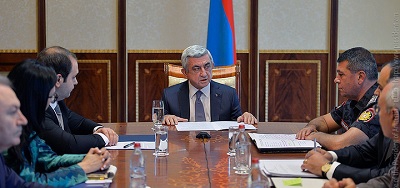 Serzh Sargsyan: I call upon the armed group to lay down arms as soon as possible