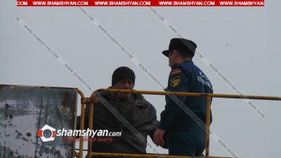 Երևանում վերամբարձ կռունկից նետվել սպառնացող տղամարդը բանկերից վարկ է պահանջում