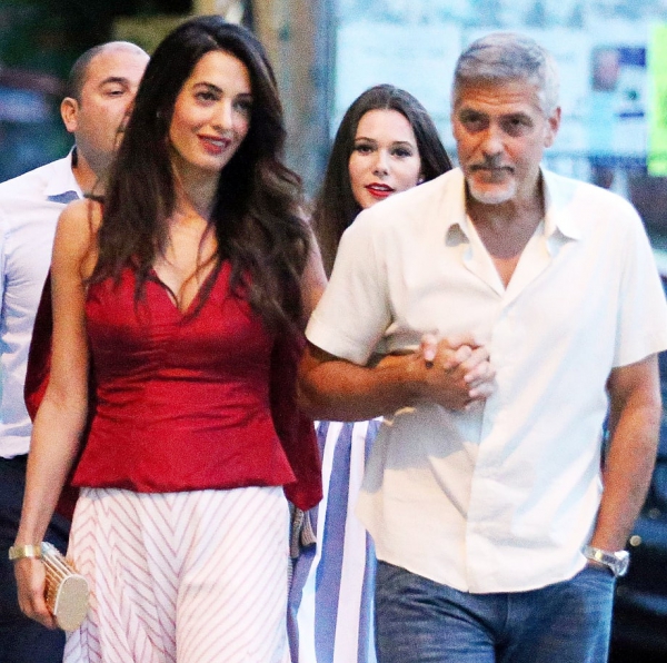 Ջորջ և Ամալ Քլունիների հանգիստը` Իտալիայում