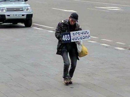 Օրվա կադրը. Երևան-Վանաձոր երթուղայինի «վարորդը»