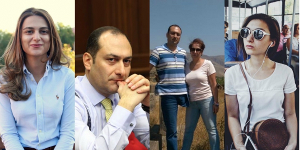 Արդարադատության նորանշանակ նախարարի ընտանիքը