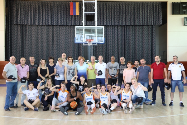 U.S. Embassy brings basketball greats to Armenia for training camps focused on basketball and leadership