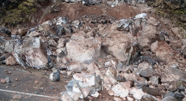 Արտակարգ իրավիճակ Կոտայքի մարզում. Գեղարդի ճանապարհին հսկայական ժայռաբեկորներ են թափվել
