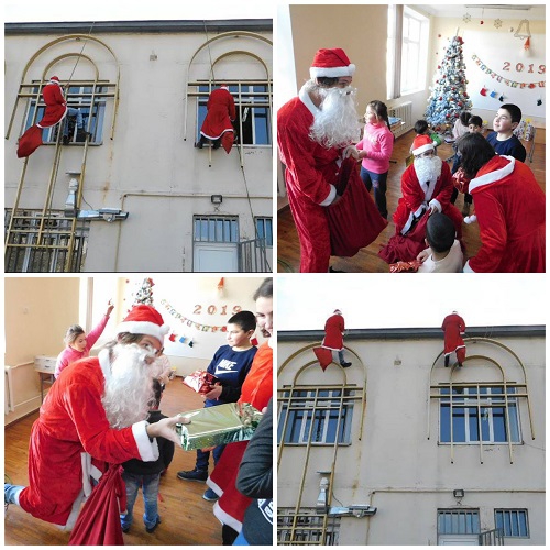 Ձմեռ պապիկները Վանաձորի մանկատուն մուտք են գործել տանիքից