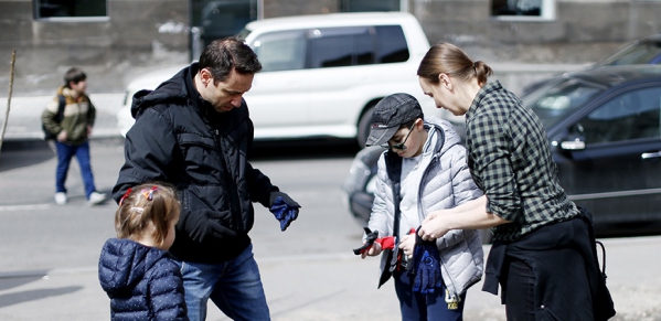 Հայկ Մարությանն ընտանիքի հետ մասնակցել է համապետական շաբաթօրյակին