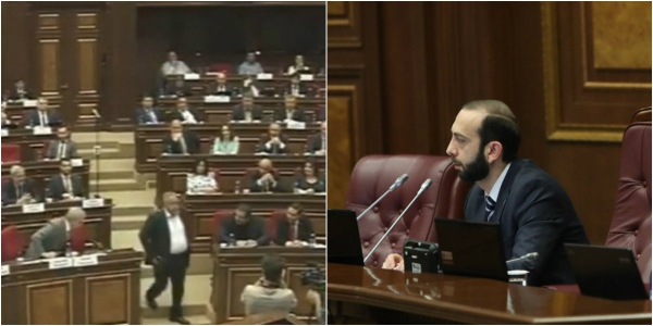 Արարատ Միրզոյանը մոռացել էր շնորհավորել Եռատոնի կապակցությամբ. զայրացած Սասուն Միքայելյանը լքեց դահլիճը