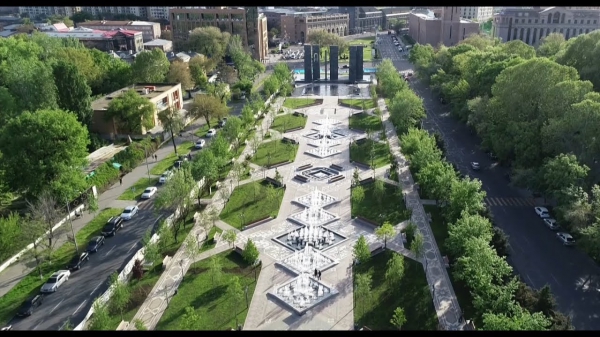 Կոտրել են Երեւանի նորաբաց այգու ամենագեղեցիկ արձանը